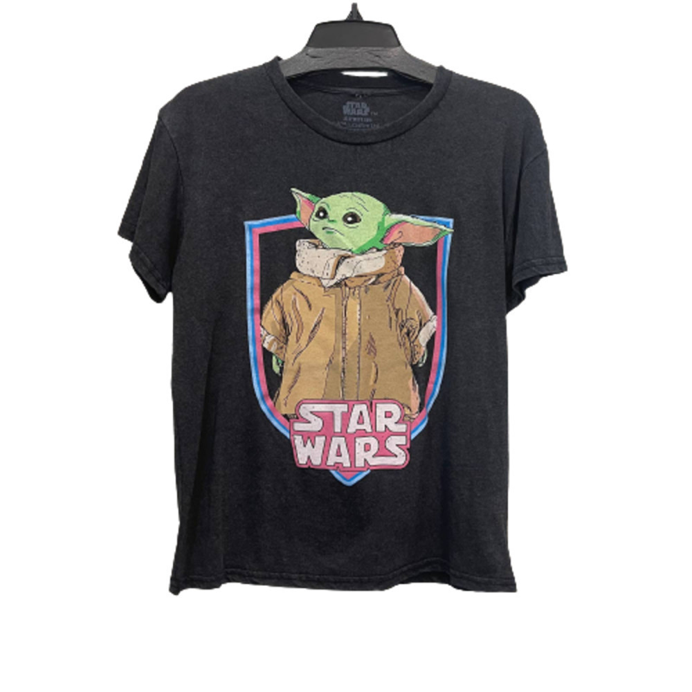 Star Wars Baby Yoda Graphic Gray T-Shirt Size M
